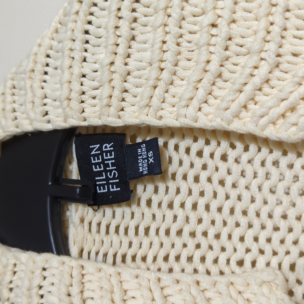 Eileen Fisher Cotton Knit Cardigan - Picture 3 of 6